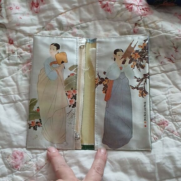 Vintage Silk Screen Wallet - Picture 3 of 4